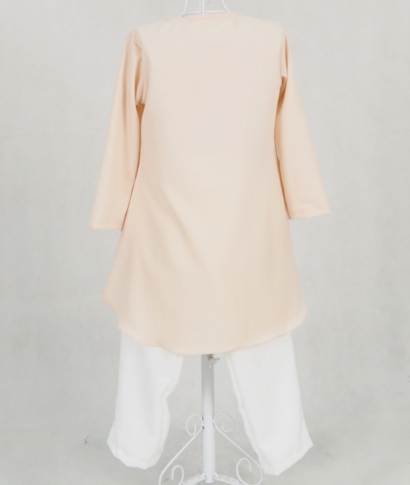 SW5123 Kid's Blouse & Pant Cream
