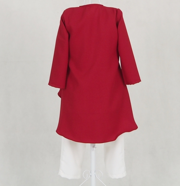 SW5124 Kid's Blouse & Pant Maroon
