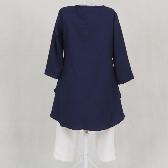 SW5124 Kid's Blouse & Pant Navy