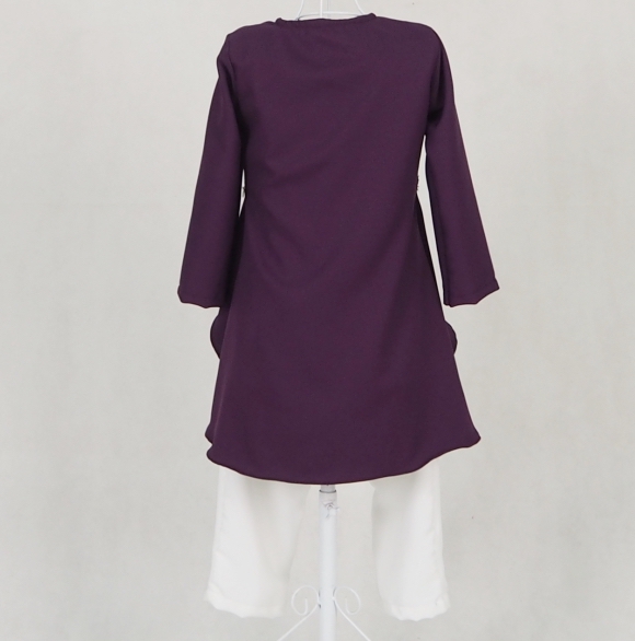 SW5124 Kid's Blouse & Pant Purple