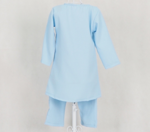 SW5125 Kid's Blouse & Pant Light Blue