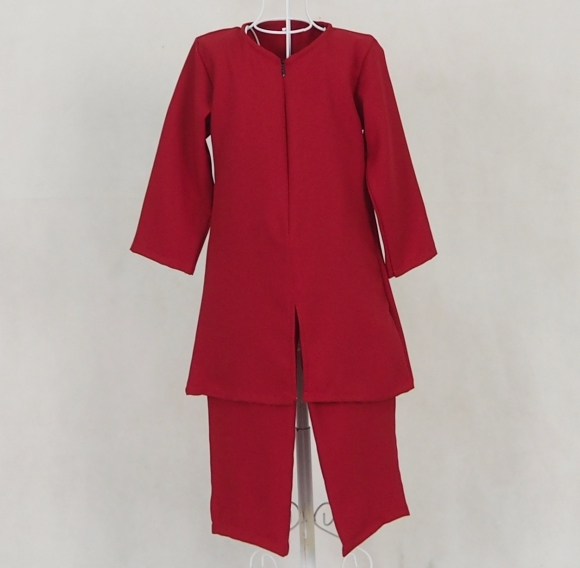 SW5125 Kid's Blouse & Pant Maroon