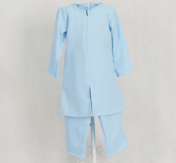 SW5126 Kid's Blouse & Pant Light Blue
