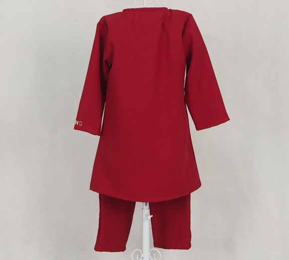 SW5126 Kid's Blouse & Pant Maroon