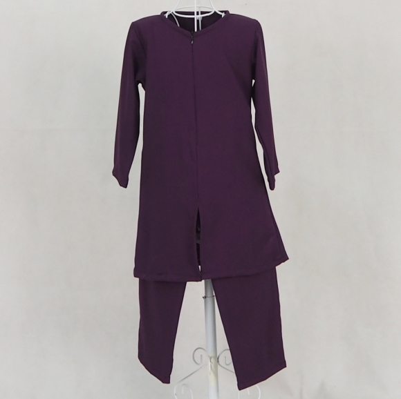 SW5126 Kid's Blouse & Pant Purple