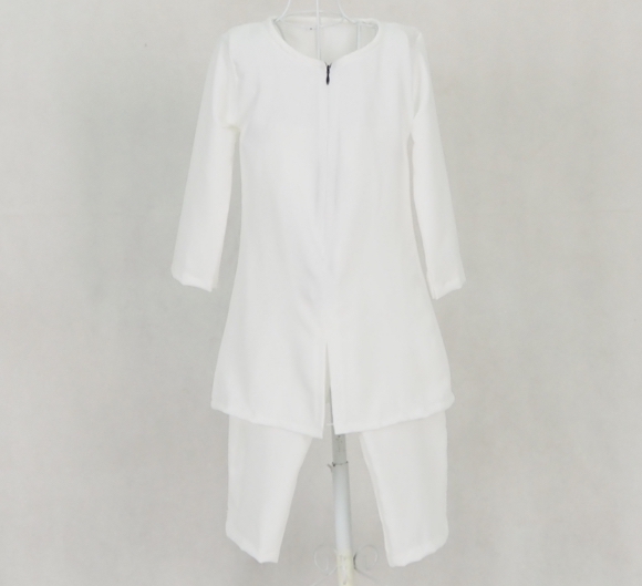 SW5126 Kid's Blouse & Pant White