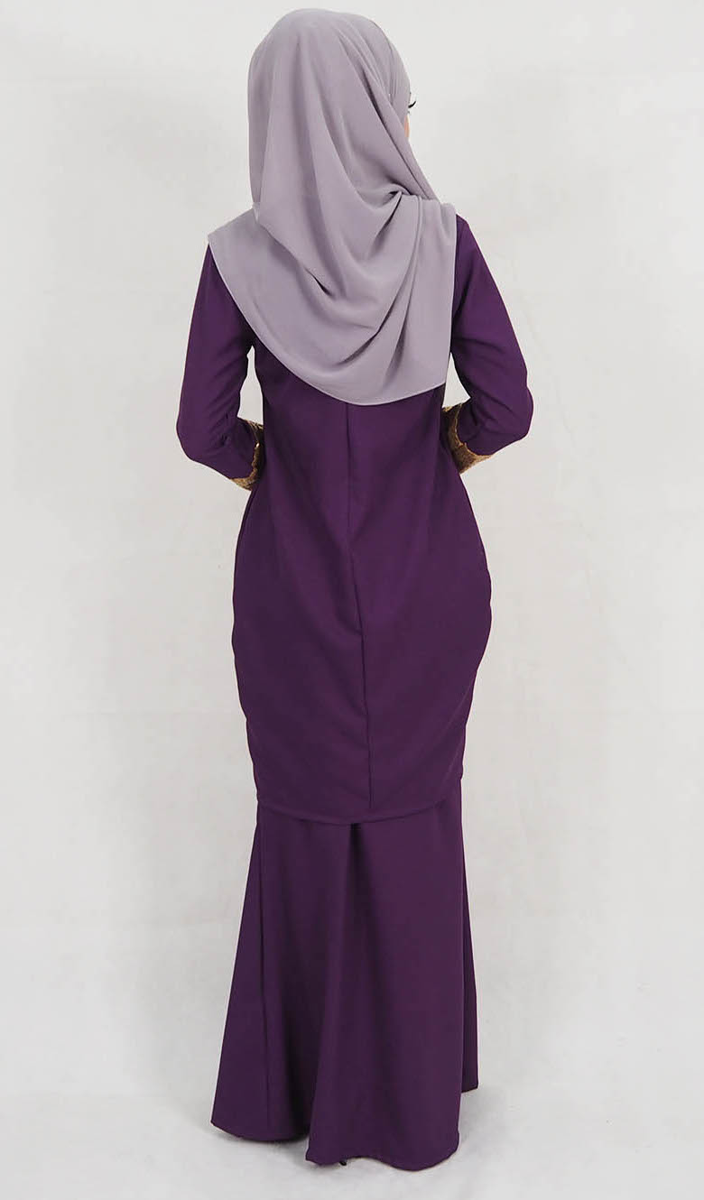 SW5128 Fashion Baju Kurung Purple