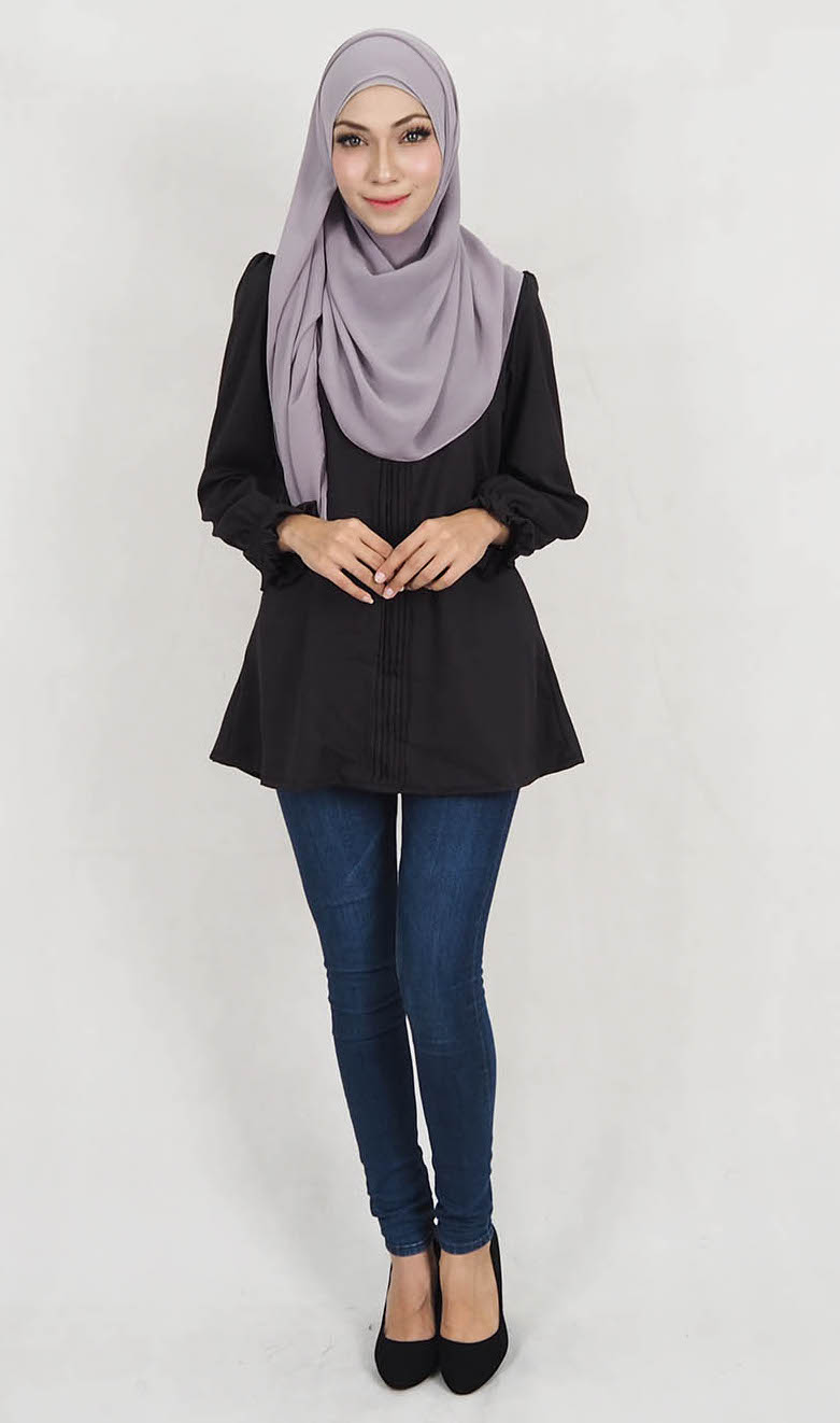 SW5129 Fashion Blouse Black
