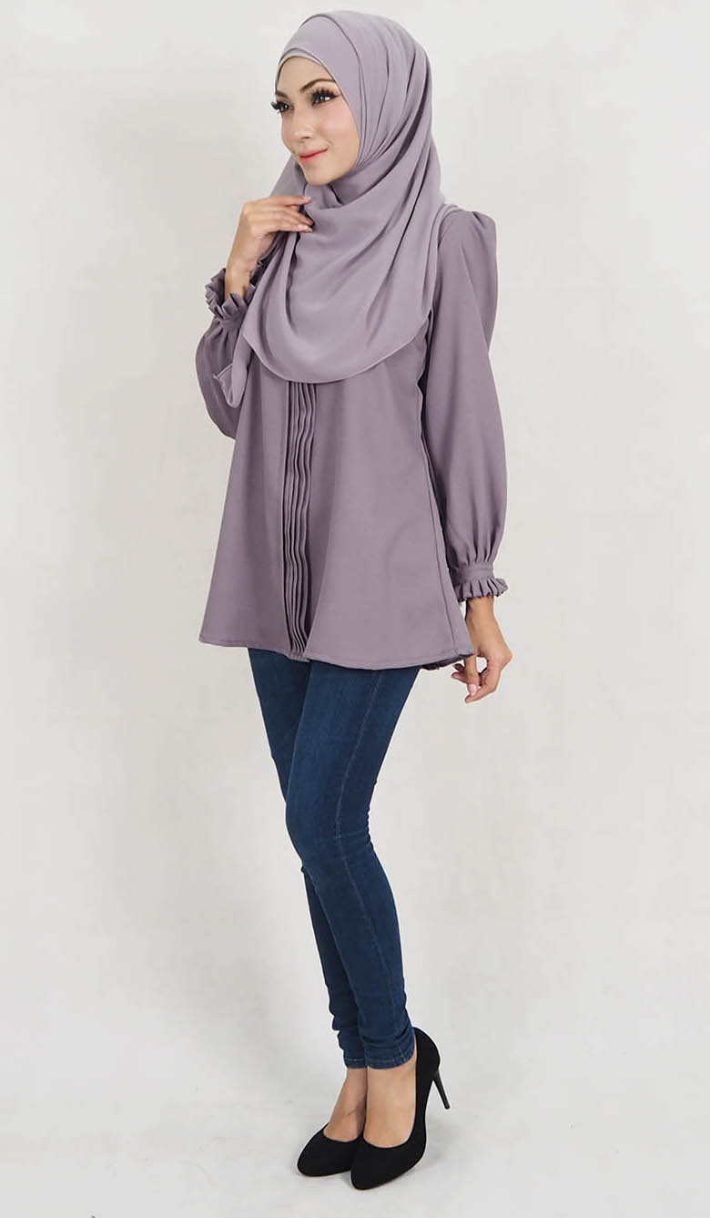 SW5129 Fashion Blouse Grey
