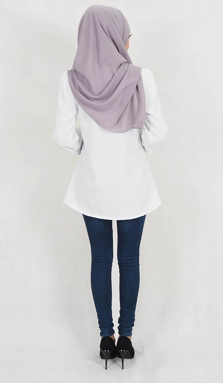 SW5129 Fashion Blouse White