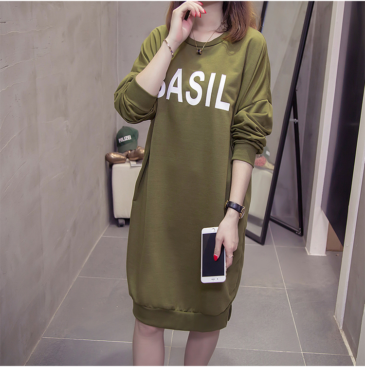 GW2318 Stylish Dress Army Green