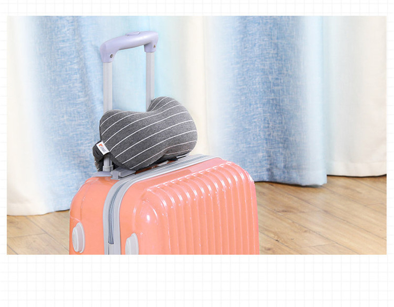 WA7690 Travel Mask Pillow Dark Grey