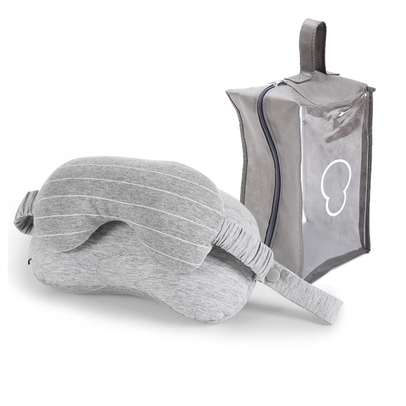 WA7690 Travel Mask Pillow Light Grey