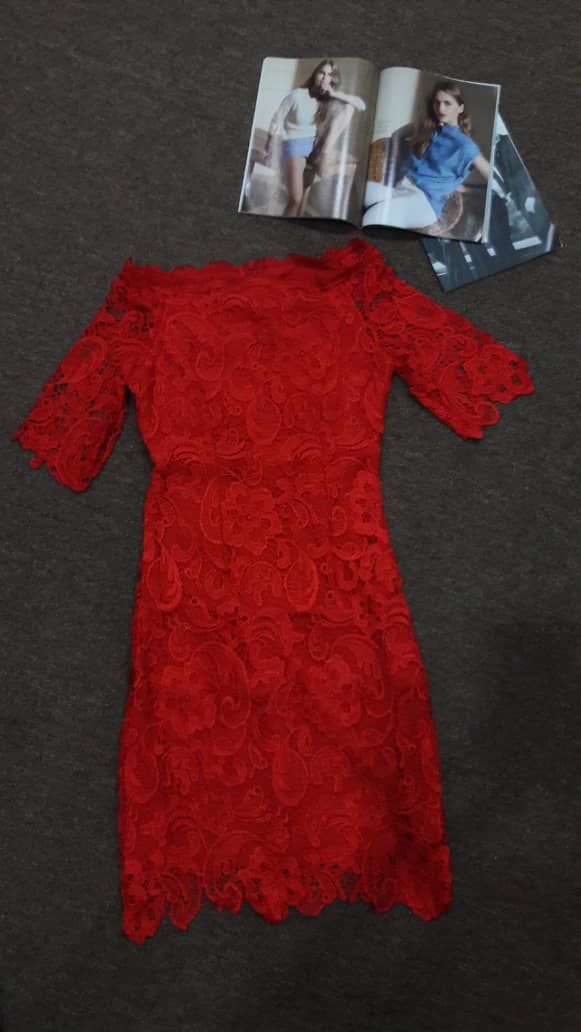 WD7673 Women's Sexy Dress Red