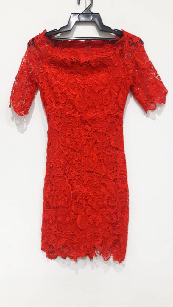 WD7673 Women's Sexy Dress Red