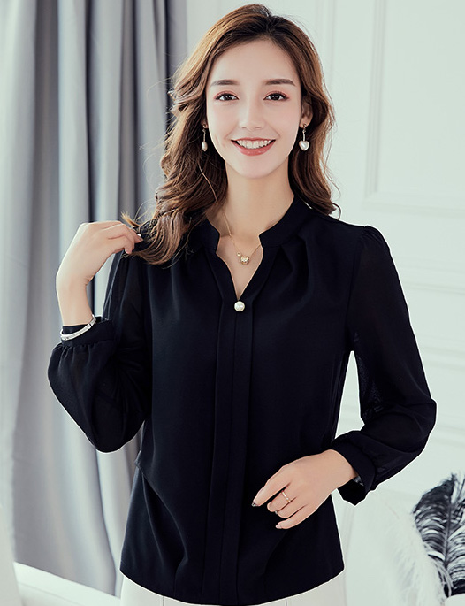 ST-629 Fashion Blouse Black