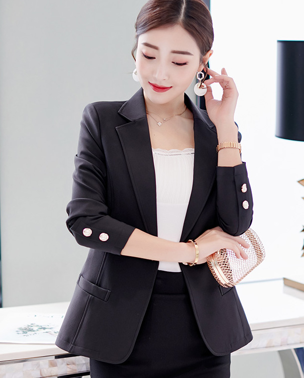 ST-630 Trendy Coat Black