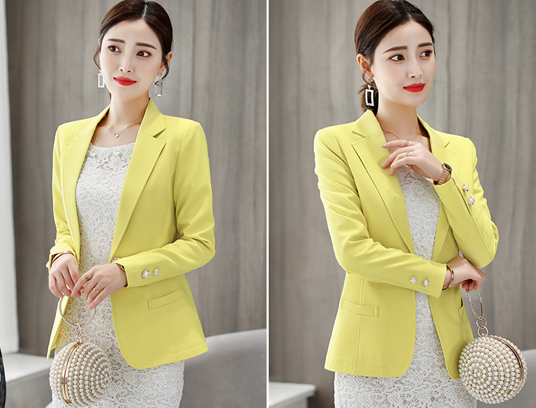 ST-630 Trendy Coat Yellow