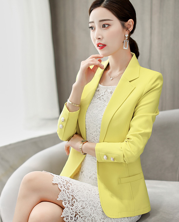 ST-630 Trendy Coat Yellow