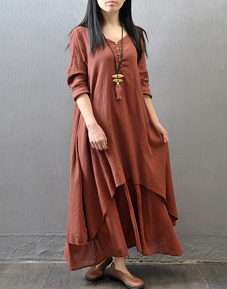 ST-631 Fashion Dress Maroon
