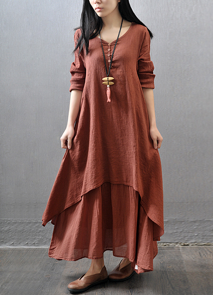 ST-631 Fashion Dress Maroon
