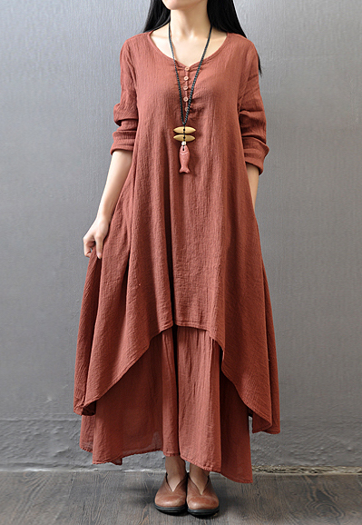 ST-631 Fashion Dress Maroon