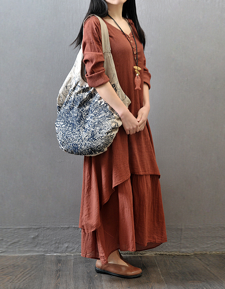 ST-631 Fashion Dress Maroon