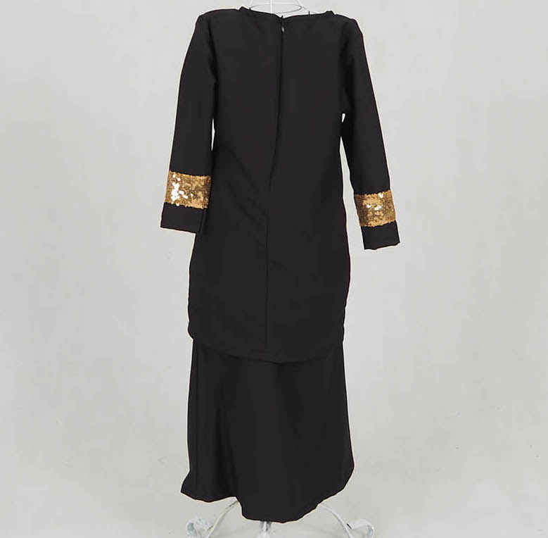 SW5132 Kid's Baju Kurung Black