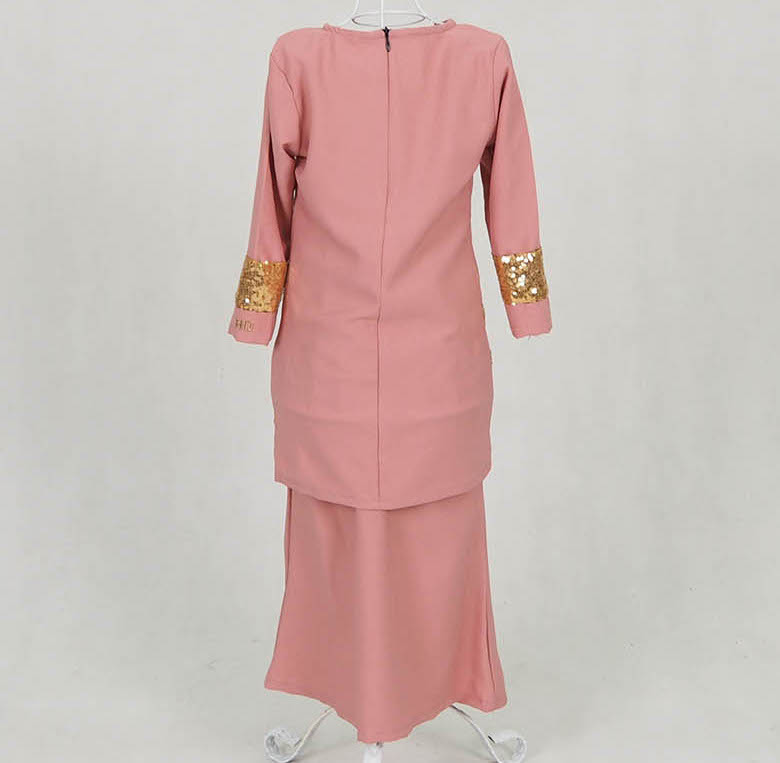 SW5132 Kid's Baju Kurung Dusty Pink