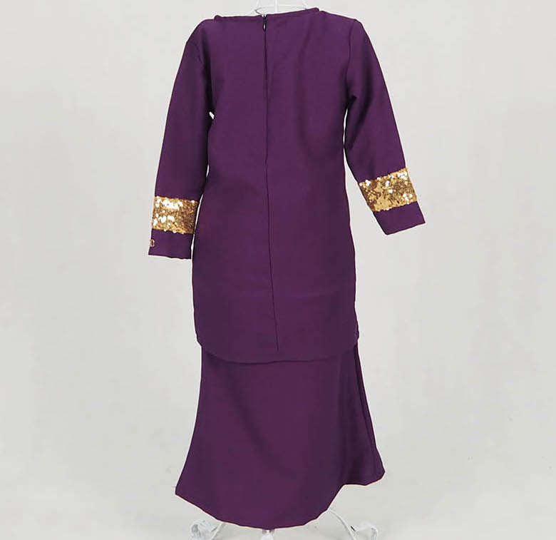 SW5132 Kid's Baju Kurung Purple