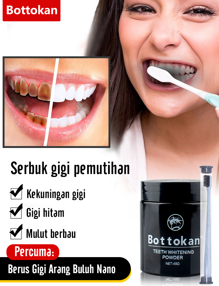 WS7694 Teeth Whitening Powder Bottokan