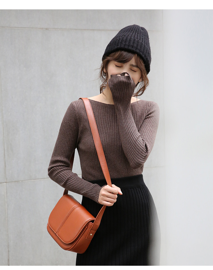 FF-110 Lovely Knit Top Brown