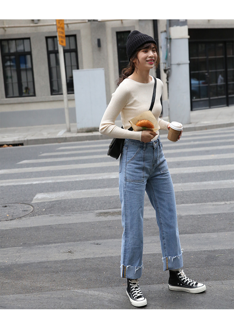 FF-110 Lovely Knit Top White