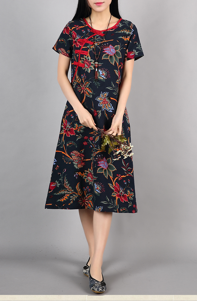FF-117 Fashion Dress Dark Blue