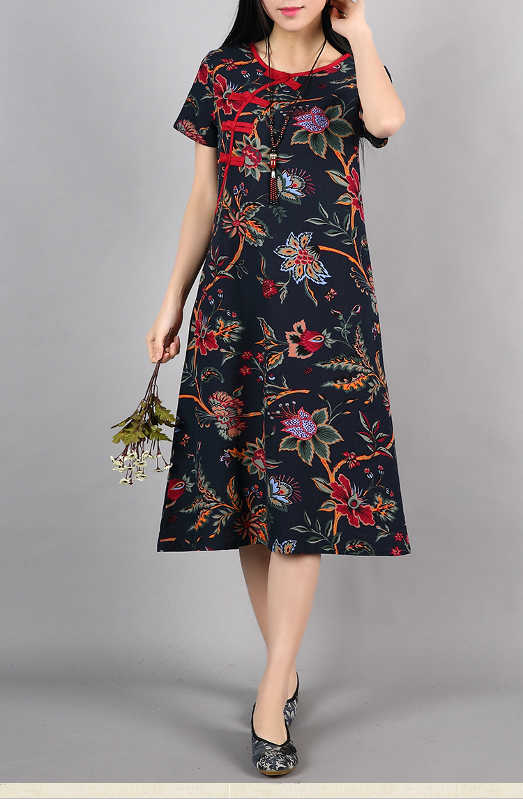 FF-117 Fashion Dress Dark Blue