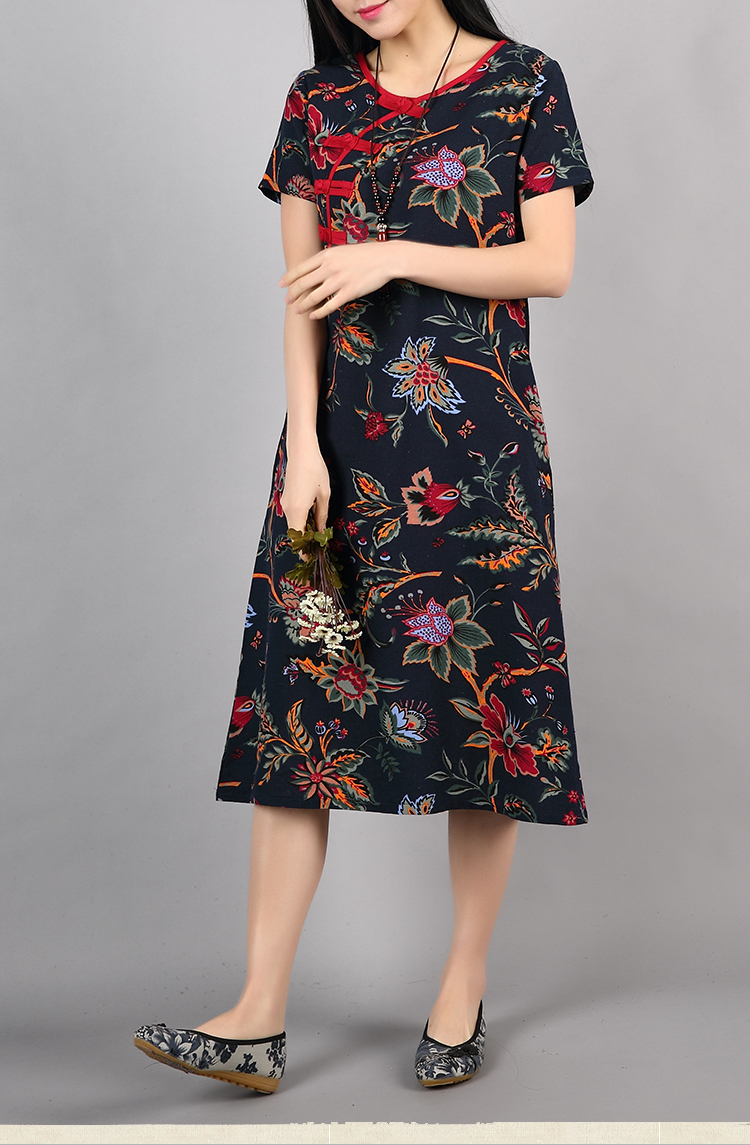 FF-117 Fashion Dress Dark Blue