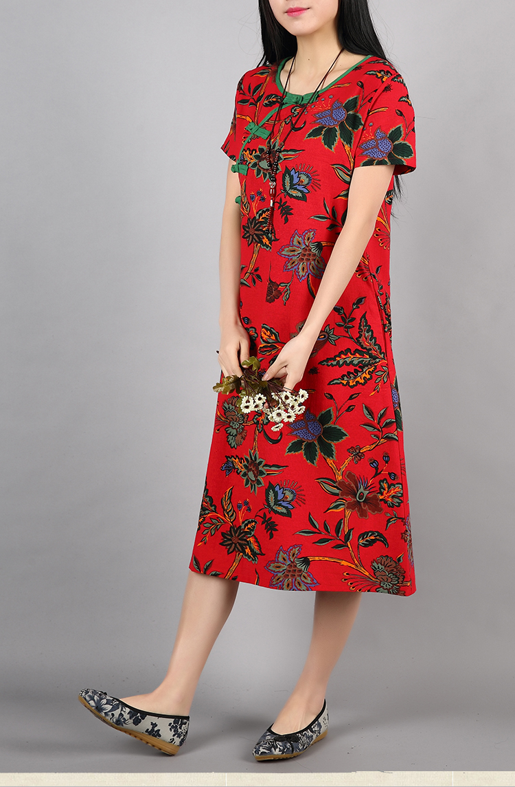 FF-117 Fashion Dress Red