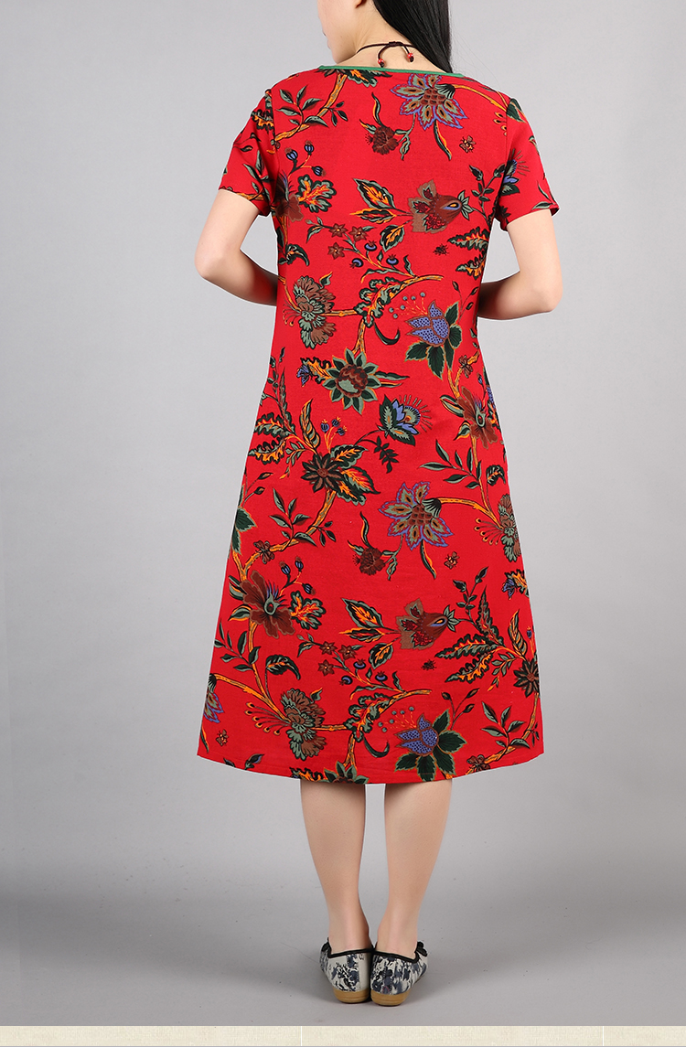 FF-117 Fashion Dress Red