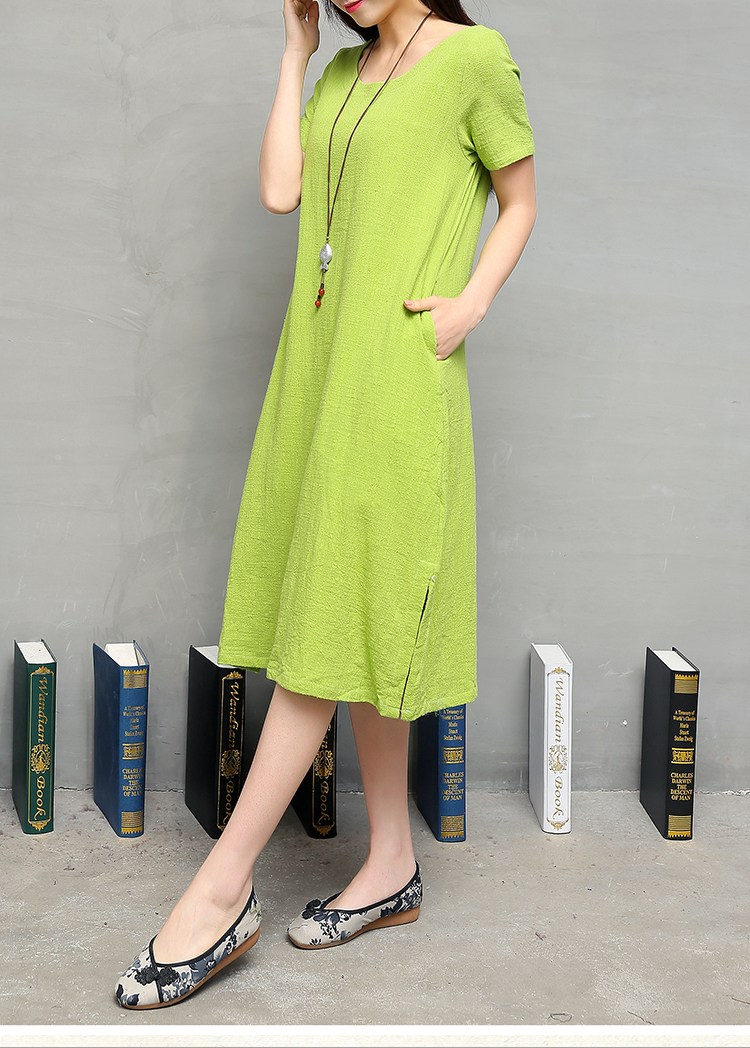 FF-118 Casual Dress Green