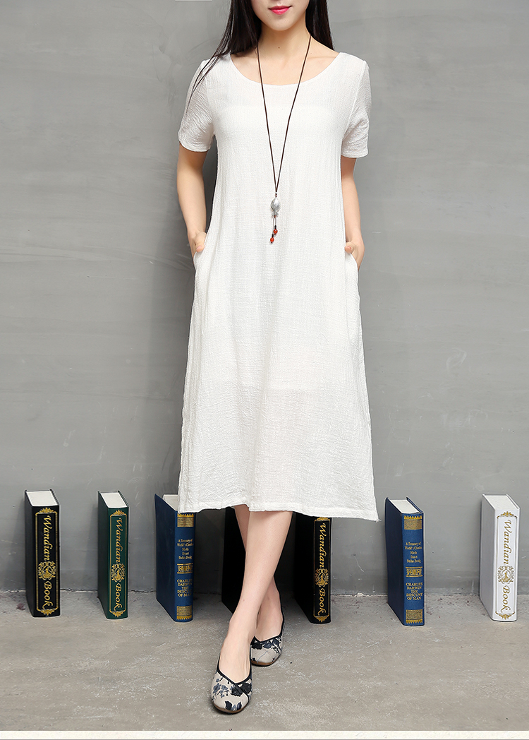 FF-118 Casual Dress White