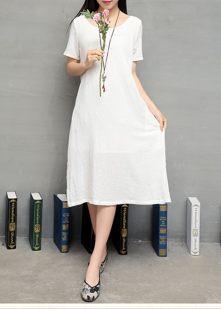 FF-118 Casual Dress White