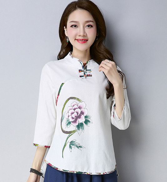 FF-119 Vintage Top White