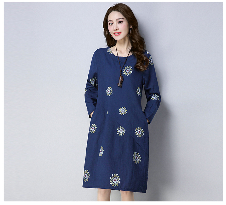 FF-121 Fashion Dress Dark Blue