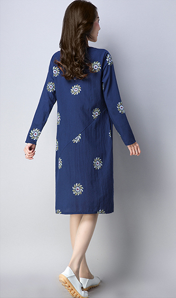FF-121 Fashion Dress Dark Blue