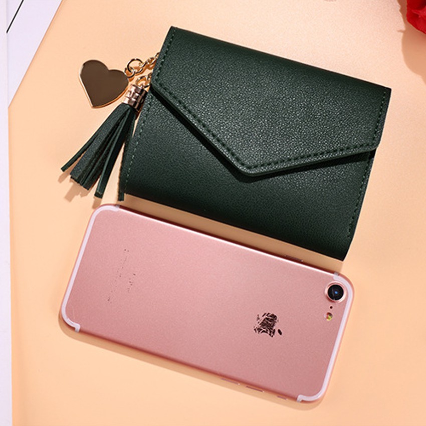 KW80392 Cute Tassel Purse Black