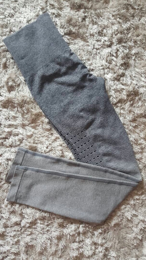 BAWP03 OMBRE SUPER SOFT BUTTLIFTER HIGH WAISTED SEAMLESS LEGGINGS - GRAY