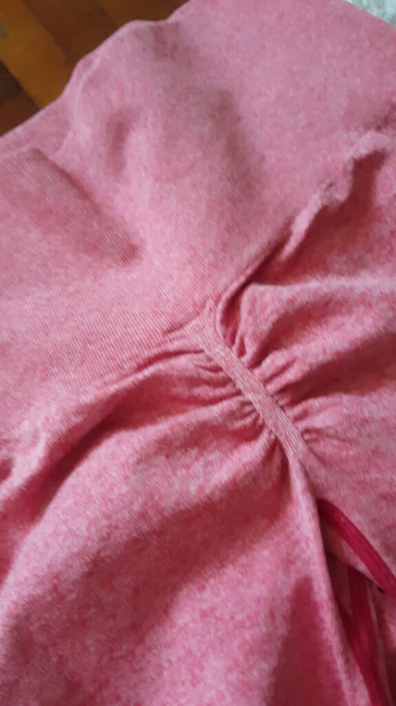 BAWP02 OMBRE SUPER SOFT BUTTLIFTER HIGH WAISTED SEAMLESS LEGGINGS - RED