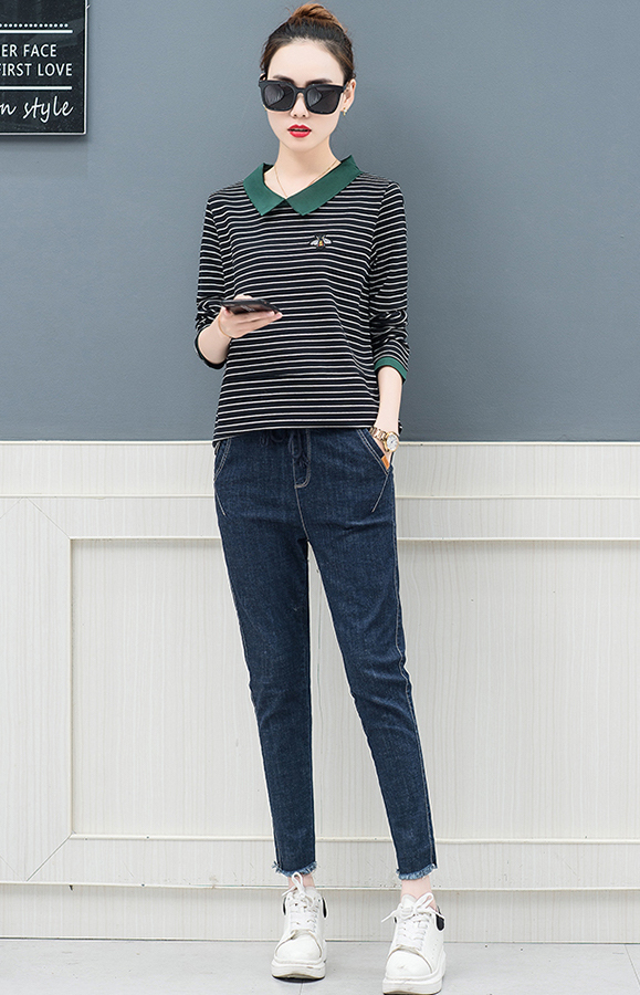 ZL703 Stylish Top Black