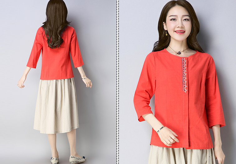 ZL705 Fashion Top Orange