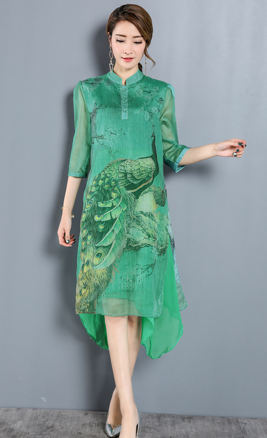 FF-101 Trendy Dress Green